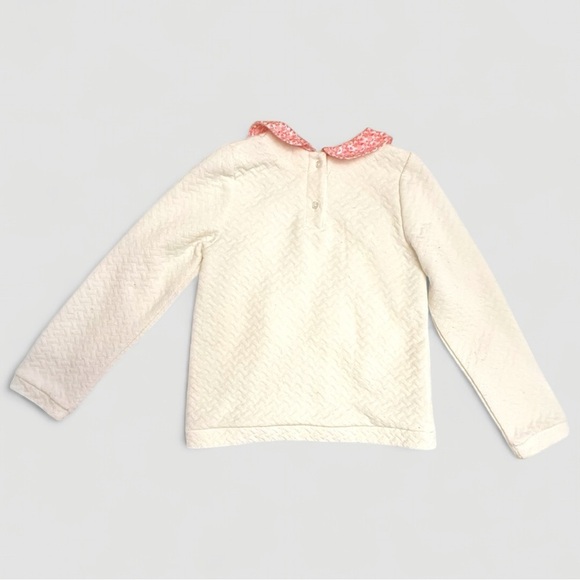 Petit Peony 2-Piece Girls Outfit | Kara Quilted Cream Top 8Y–9Y + Skirt 7Y - Picture 3 of 9